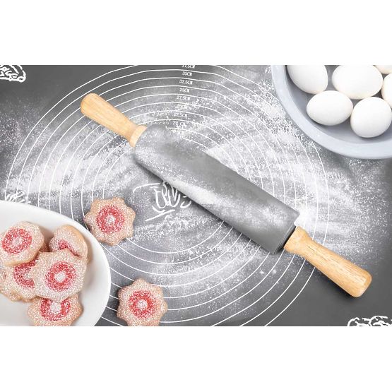 Silicone Work Mat SELMA Graphite 70x50 cm