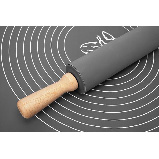 Silicone Work Mat SELMA Graphite 70x50 cm