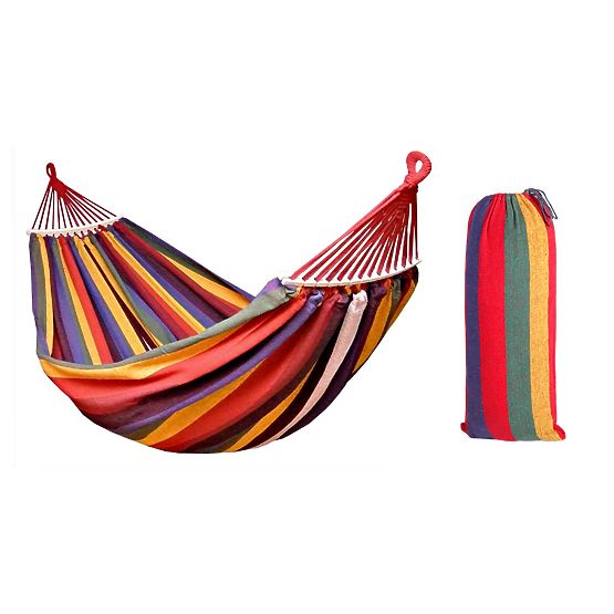 Single Hammock with 40cm Spreader Bar 400257 Yellow