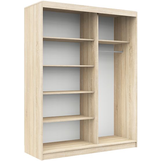 SLIDING WARDROBE 150 cm CLP MONO OAK SONOMA