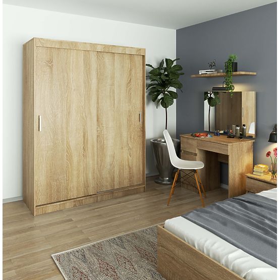 SLIDING WARDROBE 150 cm CLP MONO OAK SONOMA