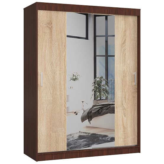 SLIDING WARDROBE 150cm CLP WENGE / SONOMA
