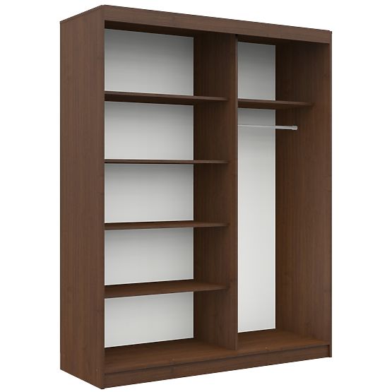 SLIDING WARDROBE 150cm CLP WENGE / WHITE