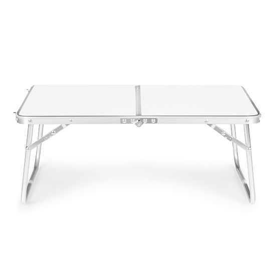 Small Folding Tourist Picnic Table 60x40 cm White MultiGarden
