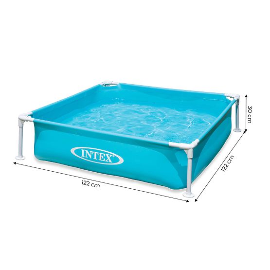 Square Frame Pool for Kids 122x122x30 cm INTEX 57173