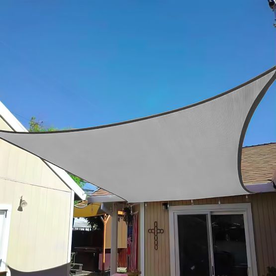 Square Sun Shade Sail 3x3m Waterproof Canopy ModernHome - Gray