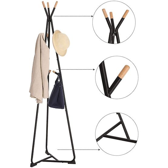 Standing Floor Clothes Rack