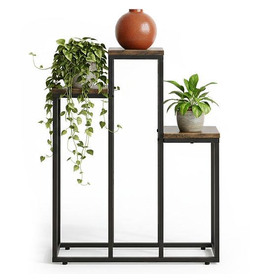 Standing Flower Stand with 3 Shelves Loft ModernHome