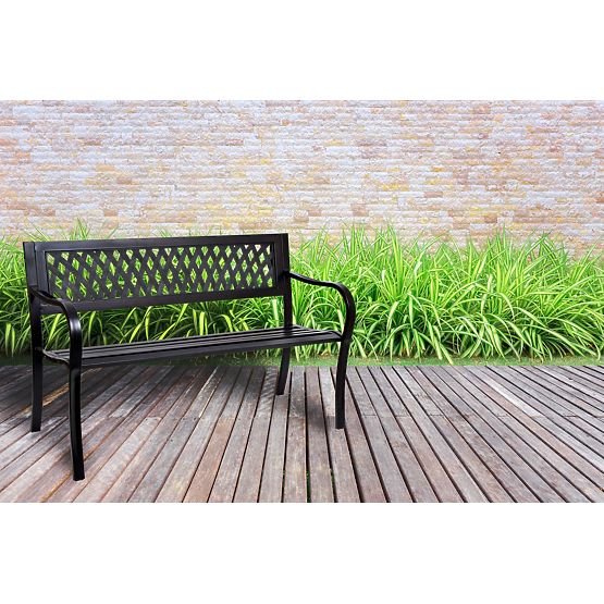 Steel Garden Bench ROMBO