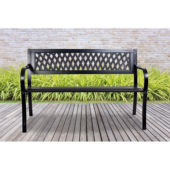 Steel Garden Bench ROMBO