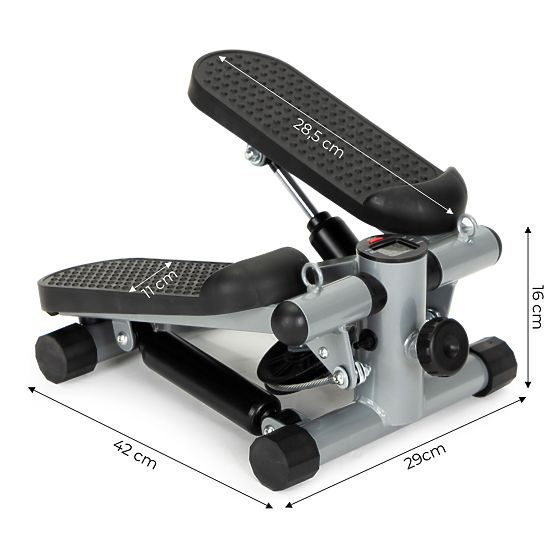 Stepper with Expanders for Fitness Exercise with Counter