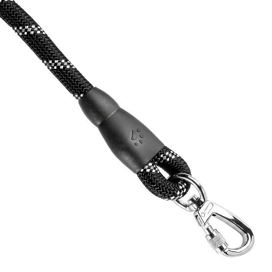 Strong Training Reflective Dog Leash KOBE 3m Black