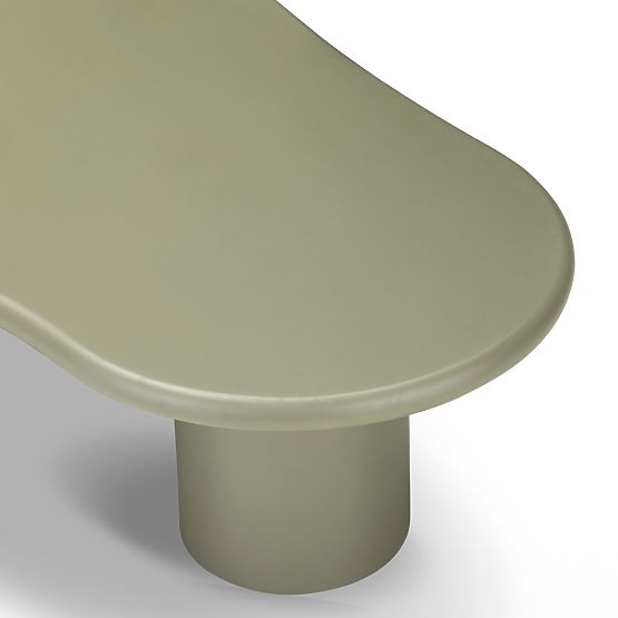 Sucre Coffee Table Olive, Matte, Rounded Shapes