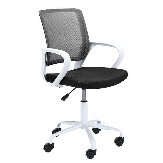 SWIVEL CHAIR FD-6 WHITE / BLACK