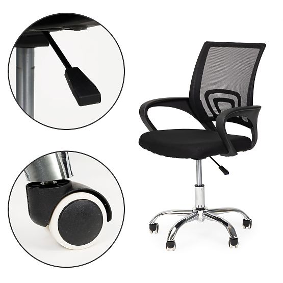 Swivel Office Chair with Contoured Design