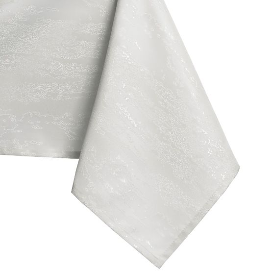 Table Runner VESTA Color Cream Embossed Modern Design 30x140 ameliahome