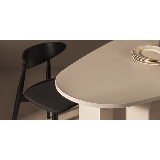 Table with Irregular Top Zeva 200 cm, Cashmere