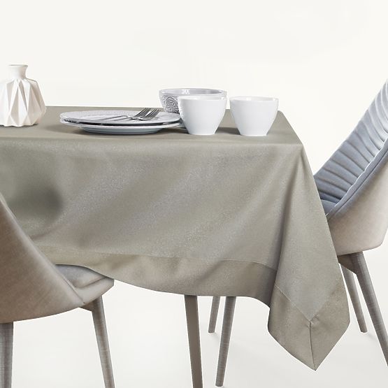 Tablecloth Empire Cappuccino Smooth Classic 140x320 AmeliaHome