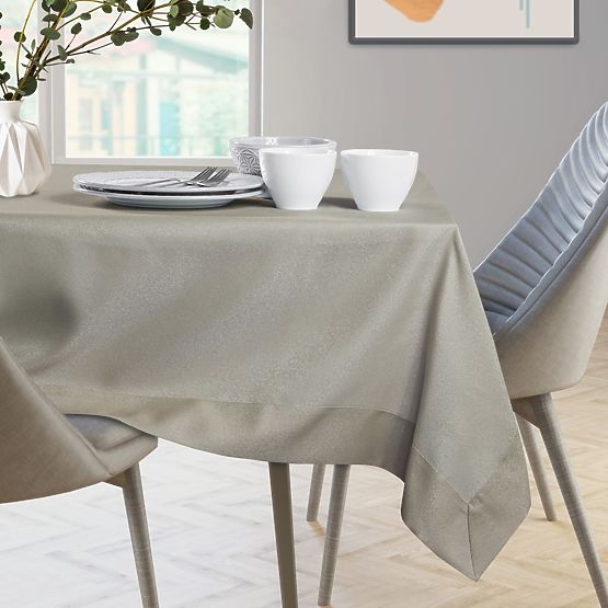 Tablecloth Empire Cappuccino Smooth Classic 140x320 AmeliaHome
