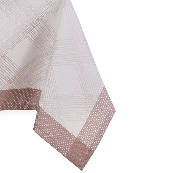 Tablecloth MILLUZA Cream Metallic Classic Design 110x160 ameliahome
