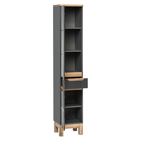Tall Cabinet 2 Doors 1 Drawer