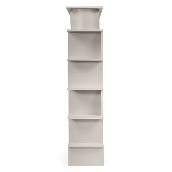 Tall Rangali Shelf, Cashmere, Rounded