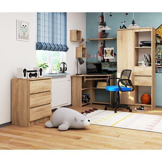 TED Corner Desk Oak Sonoma