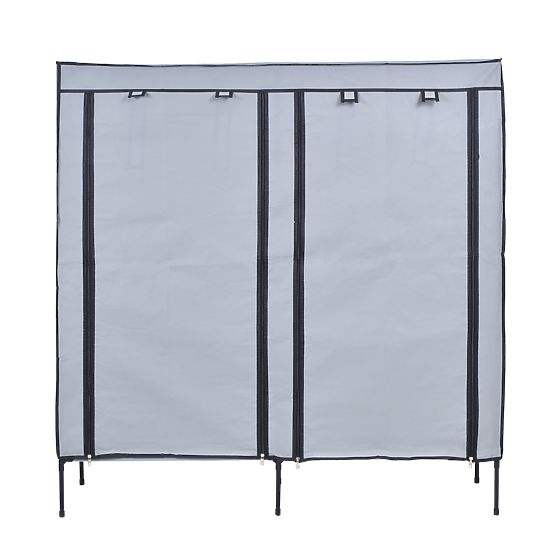 Textile Shoe Cabinet Gabi - Grey