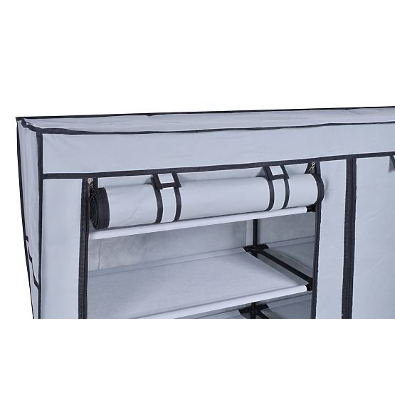 Textile Shoe Cabinet Gabi - Grey