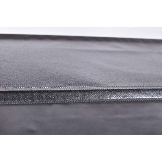 Textile Shoe Cabinet Lea - Dark Brown