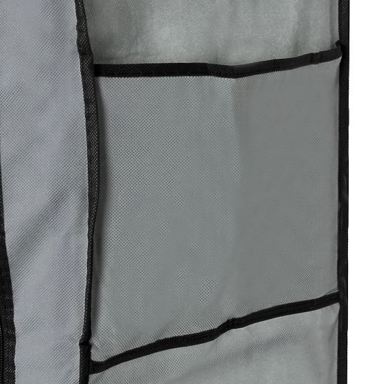 Textile Wardrobe with Shelves for Clothes and Shoes