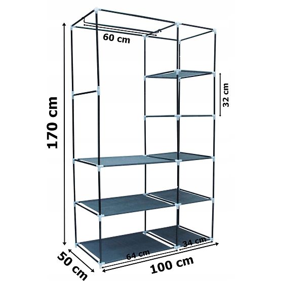 Textile Wardrobe with Venice Print