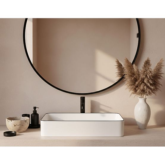 Timeless Denis Black Edge Sink