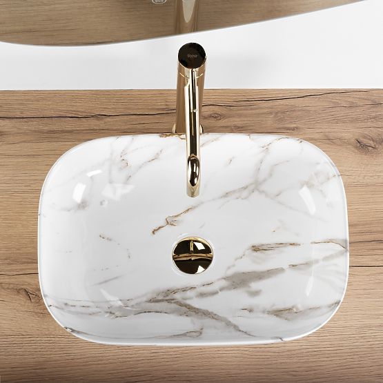 Timeless Rea Belinda Aiax Shiny Washbasin