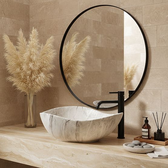 Timeless Rea Dora Stone Washbasin