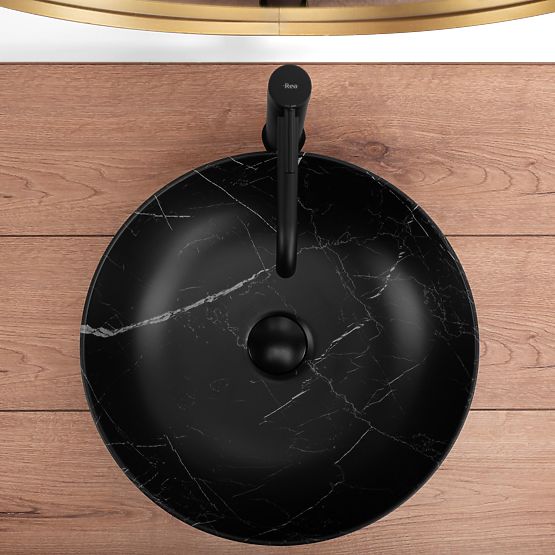 Timeless Rea Fibo Matte Black Sink