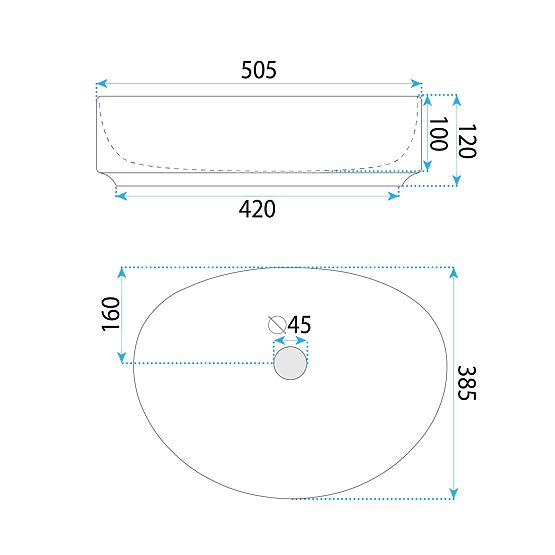 Timeless Rea Joana 50 Washbasin