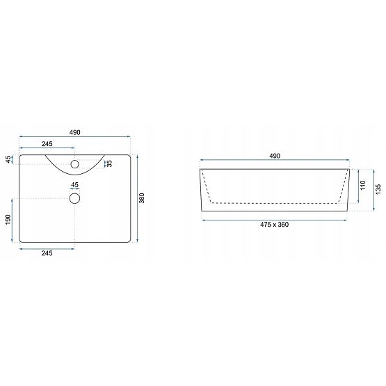 Timeless REA Kelly Marmo Washbasin