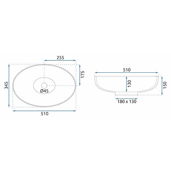 Timeless Rea Nicole Transparent Sink
