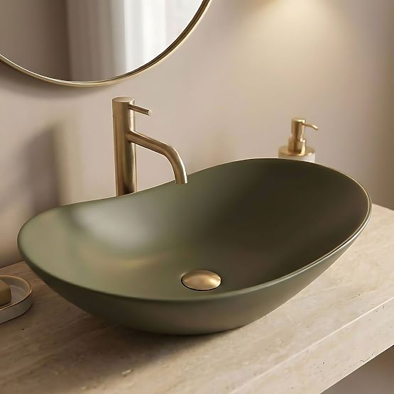 Timeless Rea Royal Olive Matt Sink
