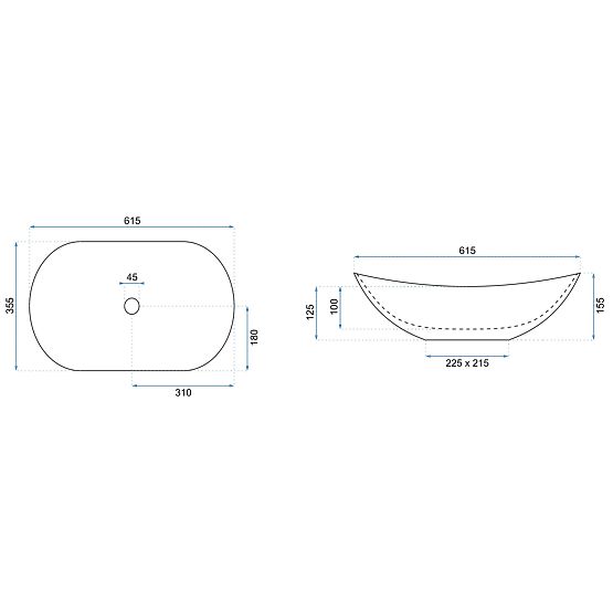 Timeless Rea Royal Olive Matt Sink