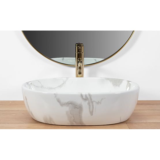 Timeless Washbasin REA Amelia Marmo Shiny
