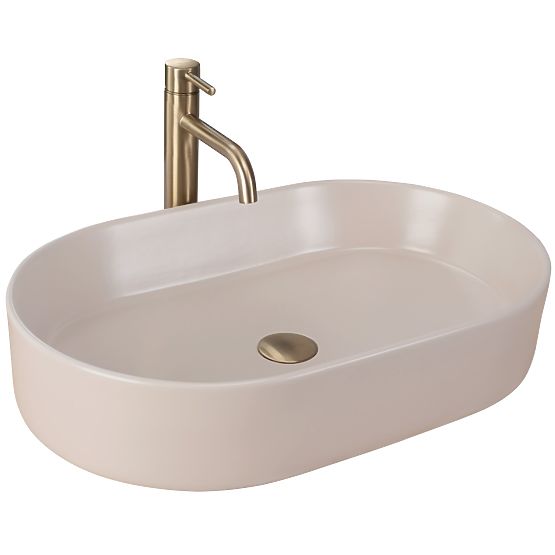 Timeless Washbasin Rea NADIA 60 BEIGE MATT