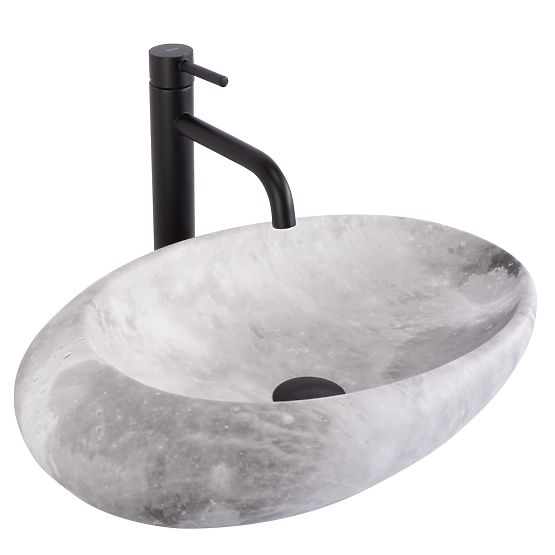 Timeless Washbasin Rea Roxy C Stone L.GREY