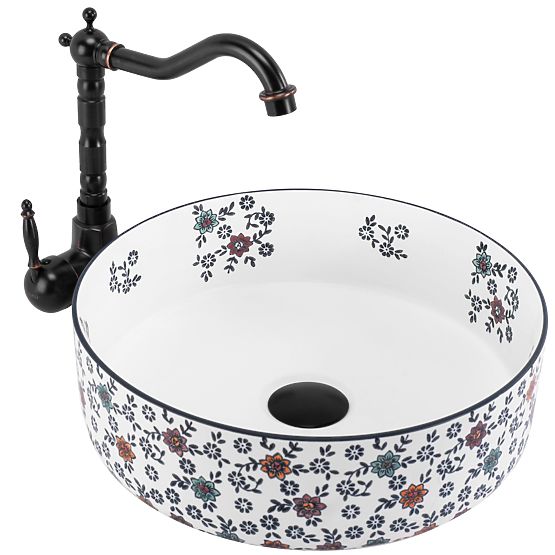 Timeless Washbasin Rea Stefania Fiori