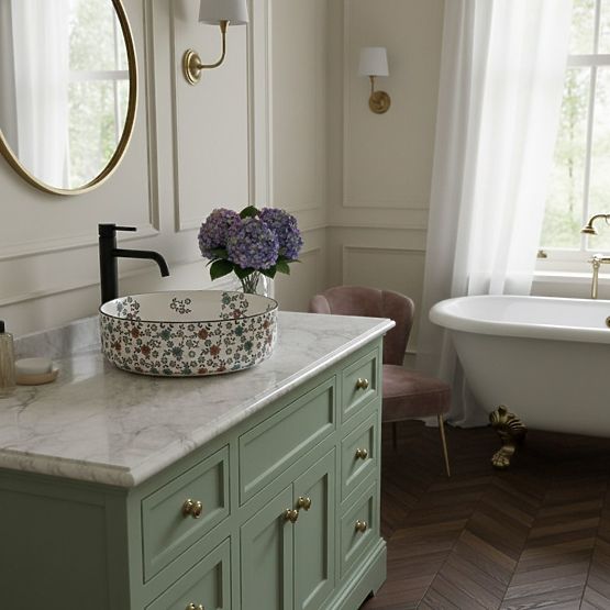 Timeless Washbasin Rea Stefania Fiori