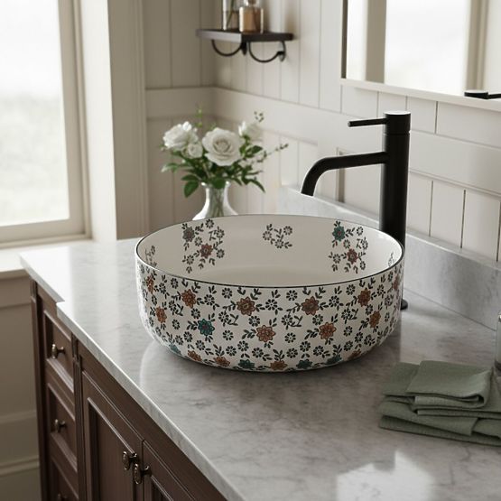 Timeless Washbasin Rea Stefania Fiori