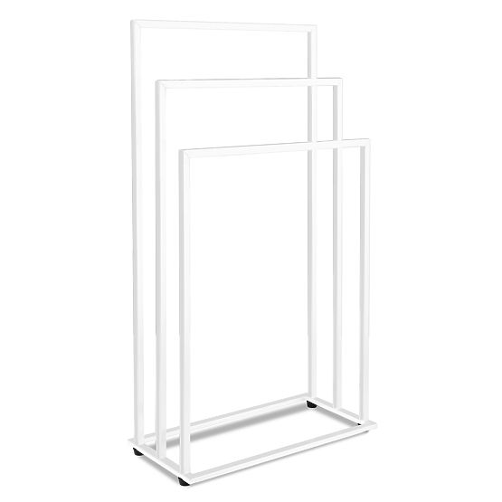 Tire White Towel Stand with 3 Arms
