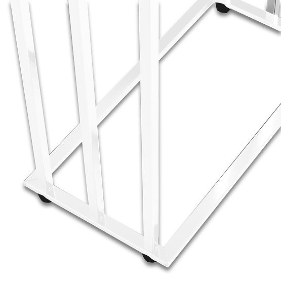 Tire White Towel Stand with 3 Arms
