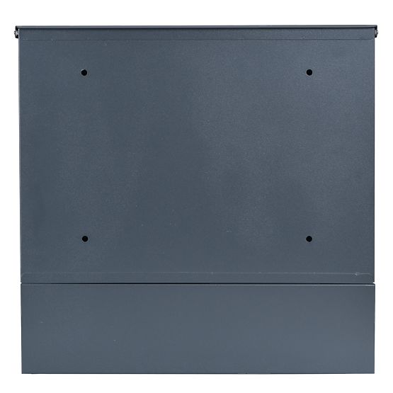 Tove Letter Mailbox with Newspaper Holder Anthracite